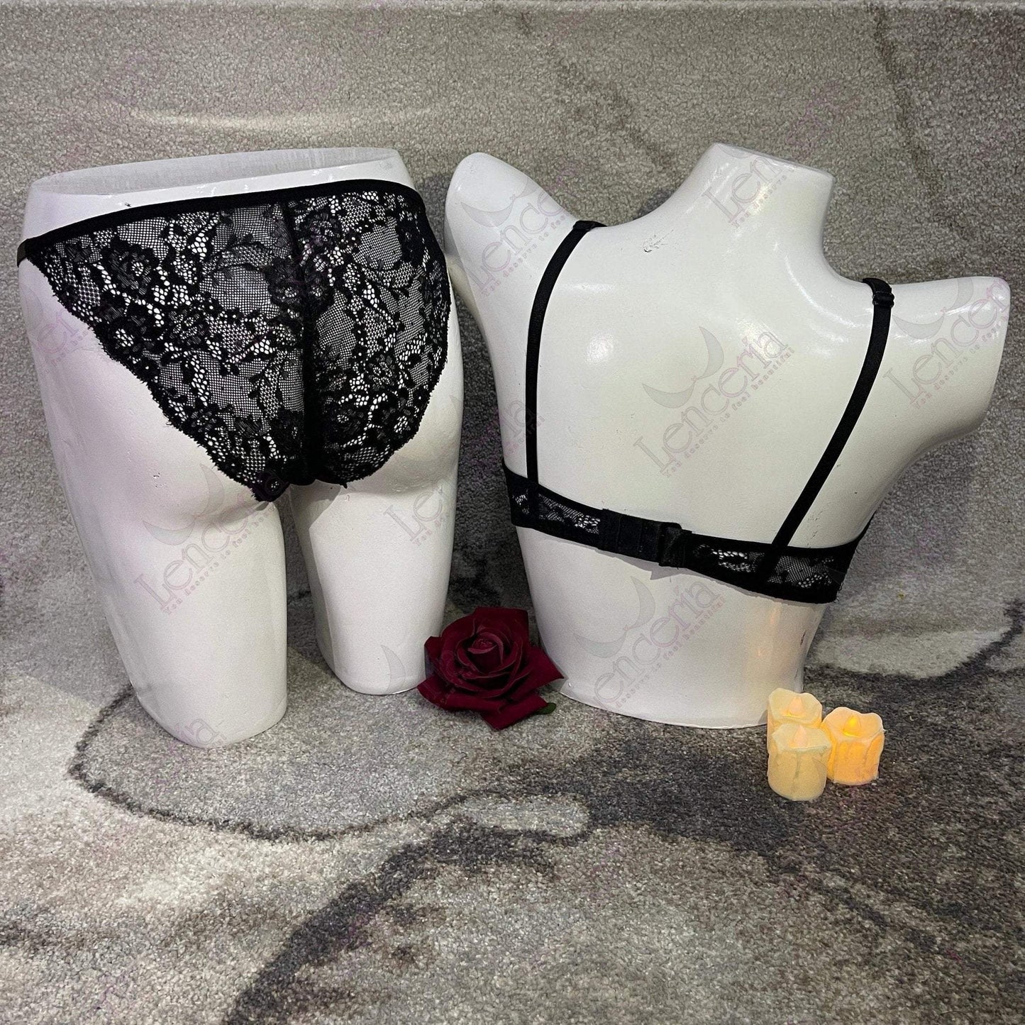 Cheriee red velvet set lightly padded - extremely elegant (c78b)