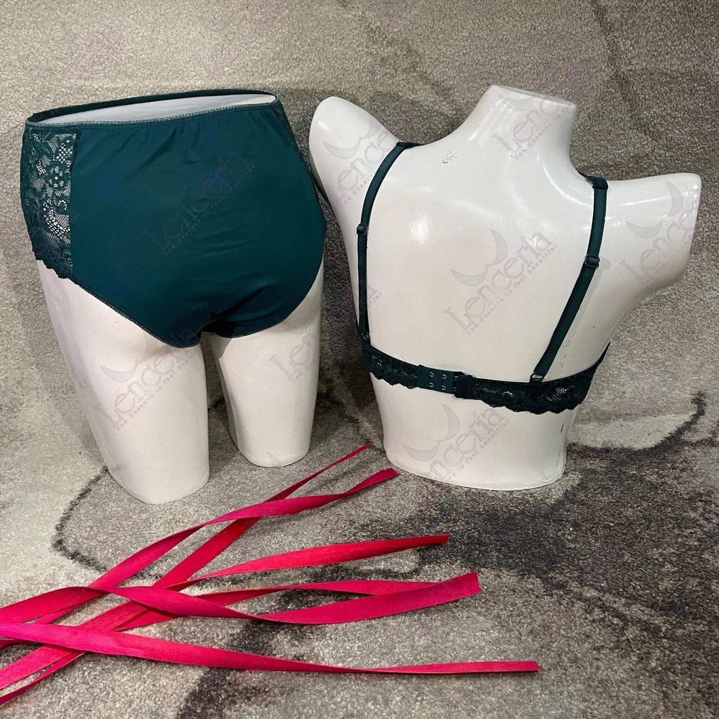 Cheriee Teal set pushup double padded - extremely elegant (c80b)