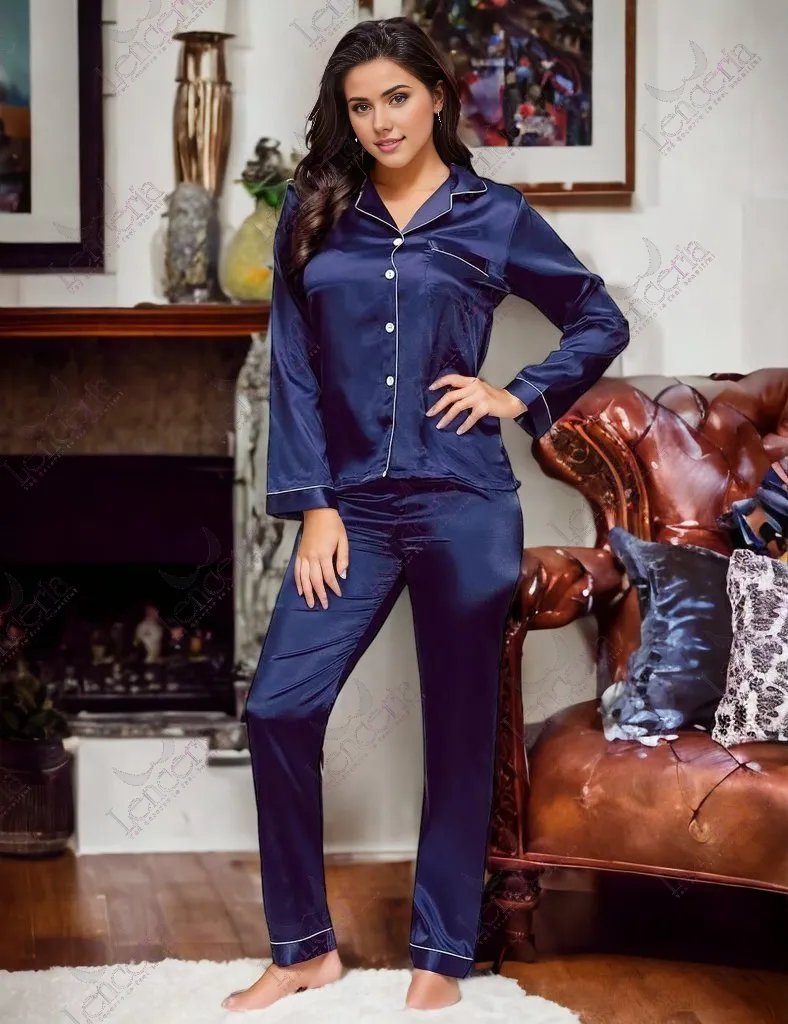 Blue Fonce long sleeve pyjama set (u3)