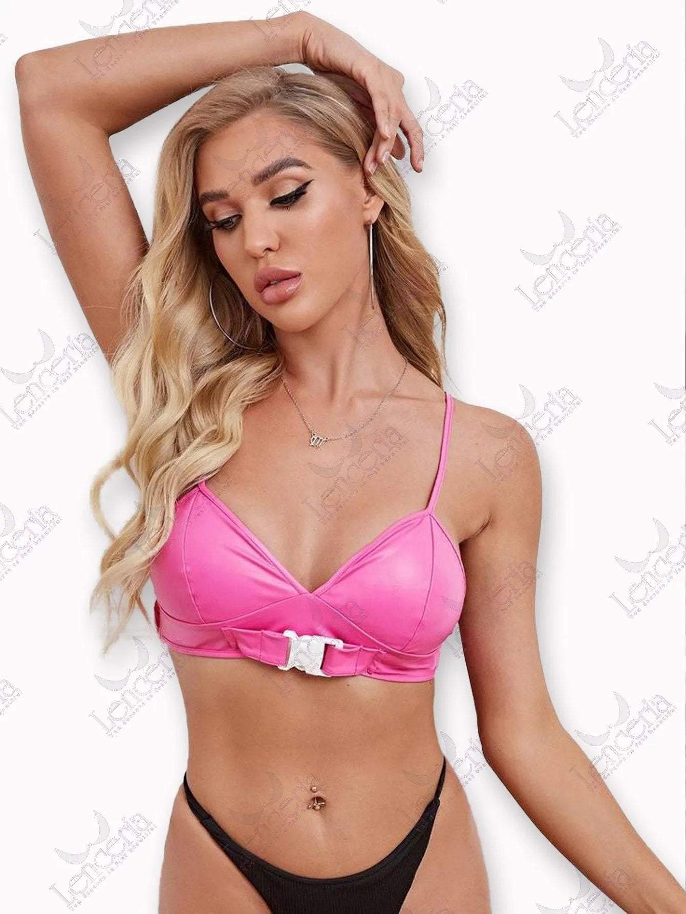 Boucle hot pink bra - extremely sexy (c23)