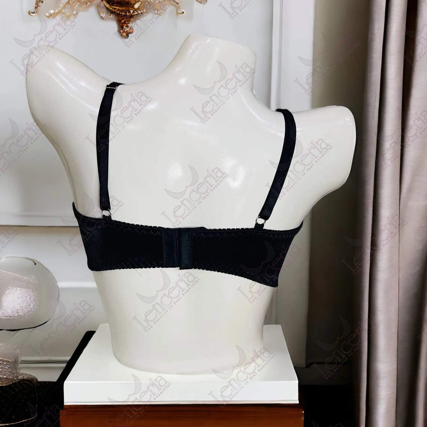 Cheriee black Larga bra - extremely trendy (c13)