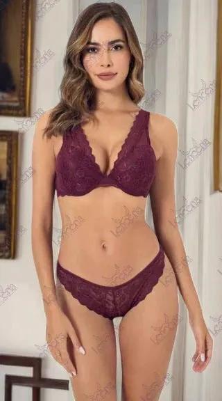 Cheriee Cimarra maroon set push up double padded - extremely elegant (c79)