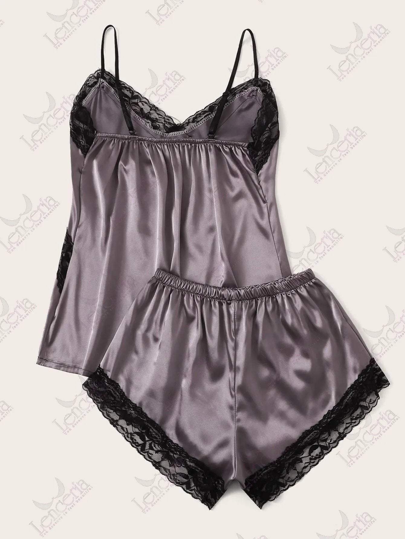 Linda Profonde Grey cami set (L3)