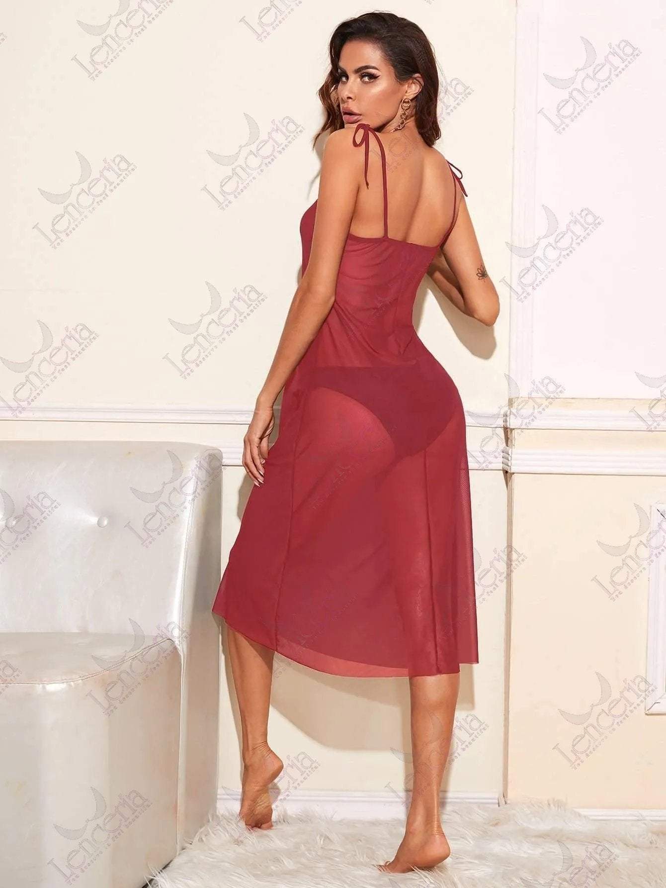 Rouge night dress - extremely beautiful (m33)